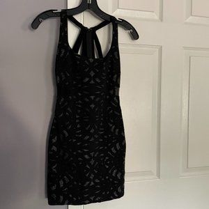Nicole Miller Artelier Black Bodycon Mini Dress
